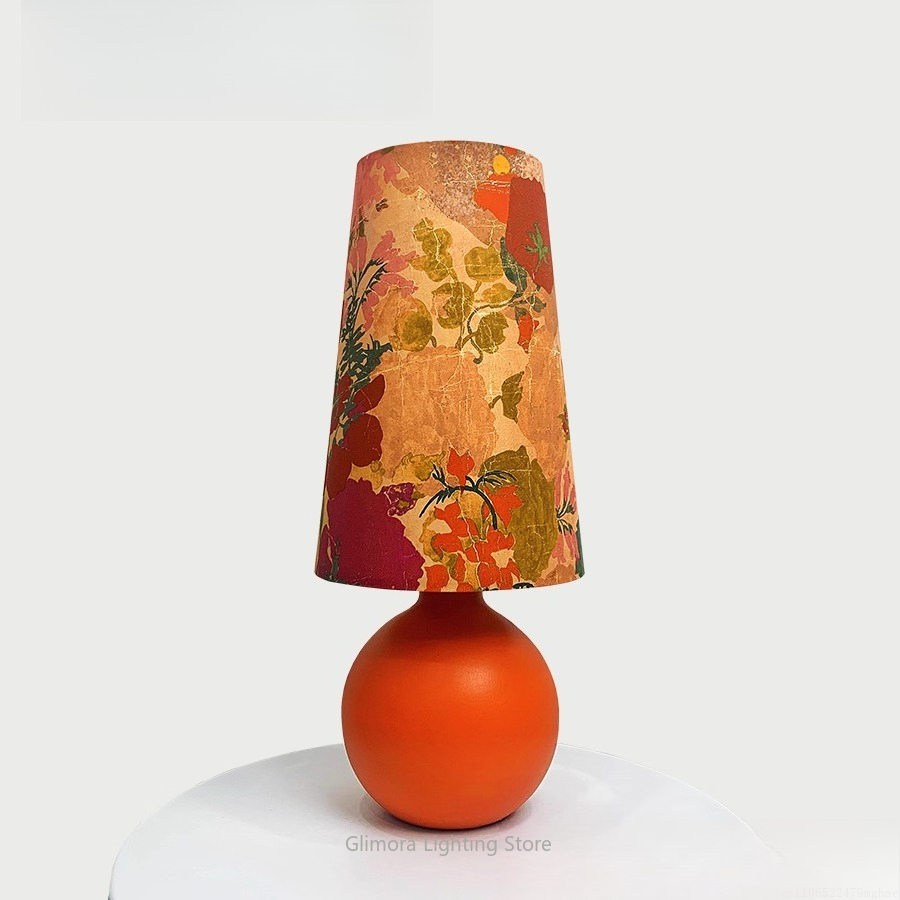 Century Textile & Sewing Supply Online Shopping - Настольная лампа Orange Sphere: ткань Liberty