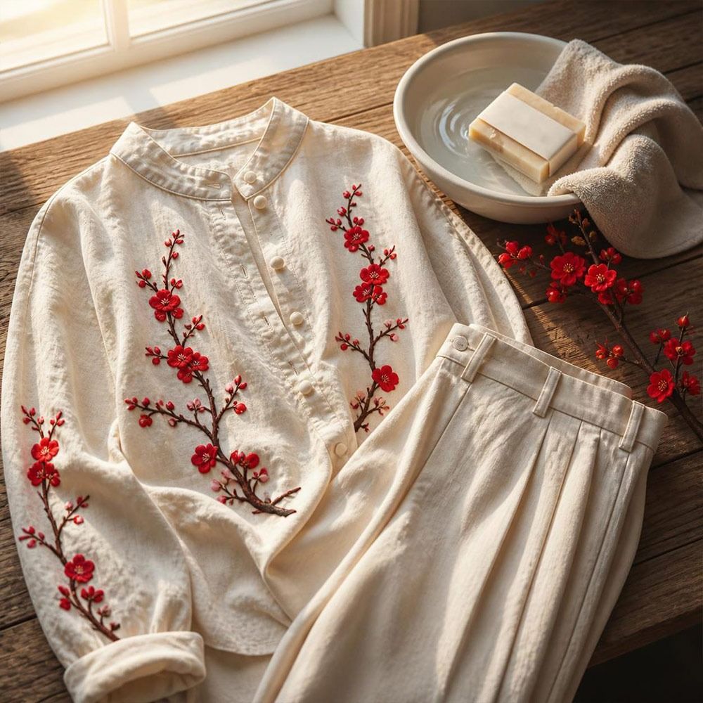 Sewing In Textile - Нашивки «Сакура» для самостоятельного изготовления: приклеиваемые