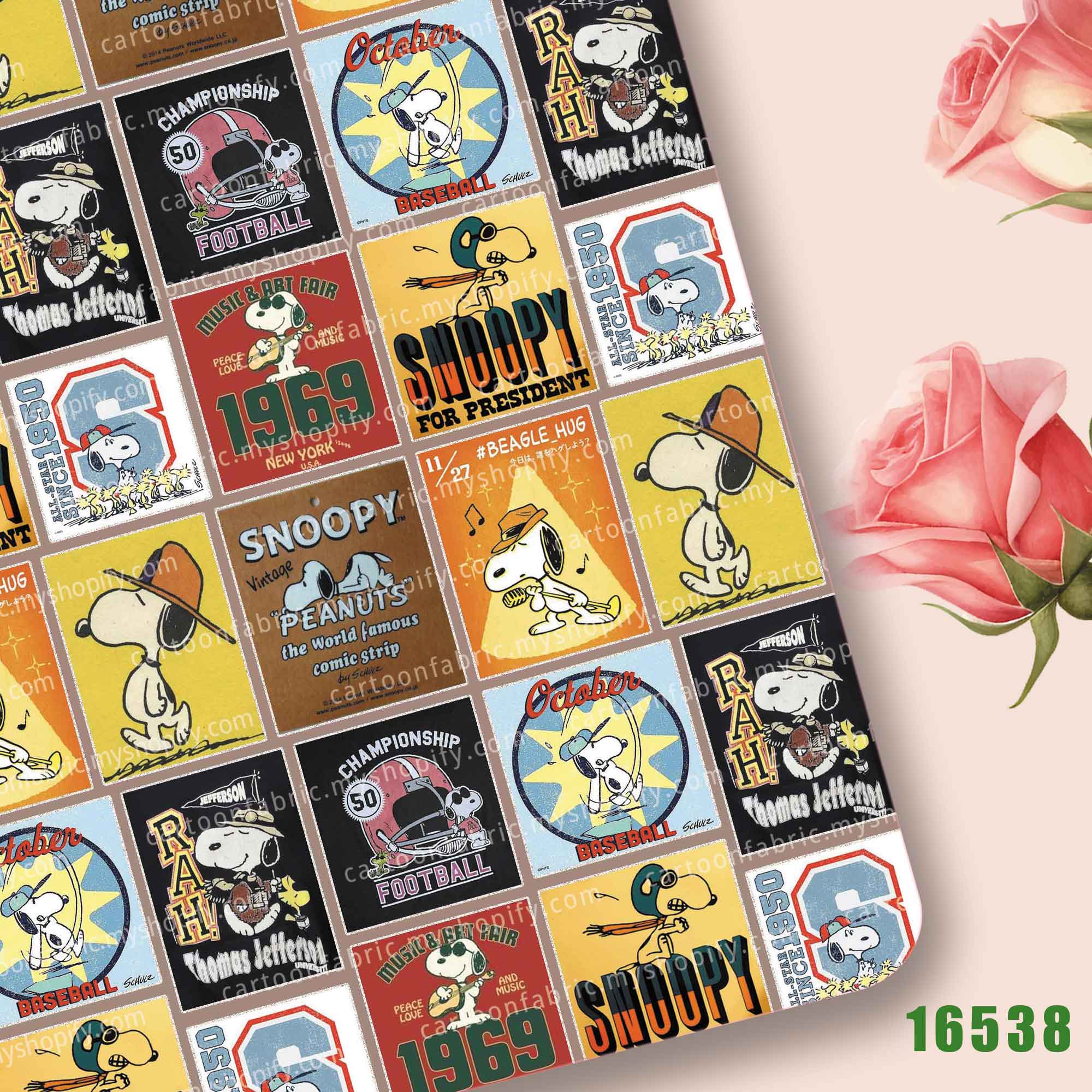 Ткань TAKARA TOMY Snoopy 140x5 – обзор и цена Sewing In Textile