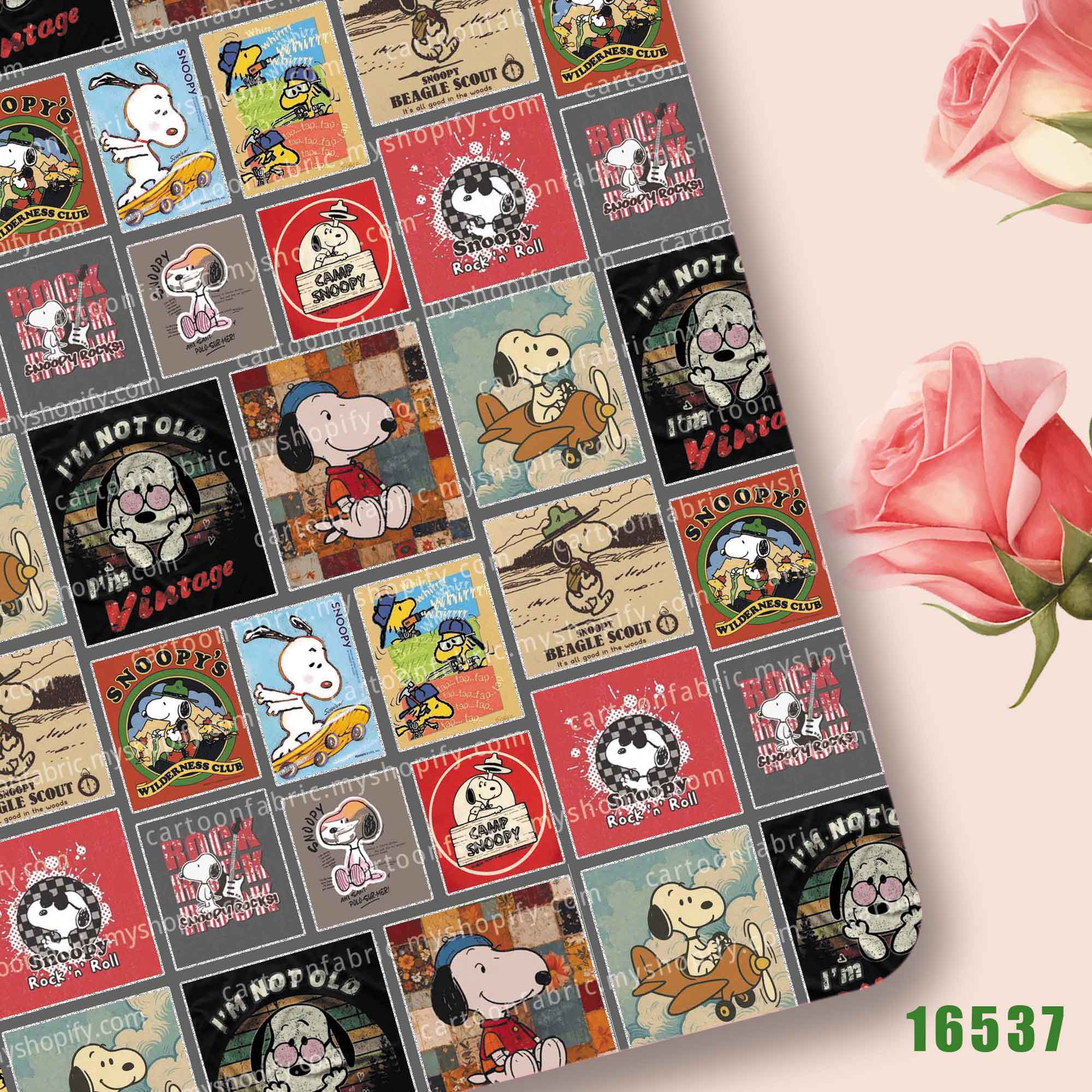 Ткань TAKARA TOMY Snoopy 140x5 – обзор и цена Sewing In Textile