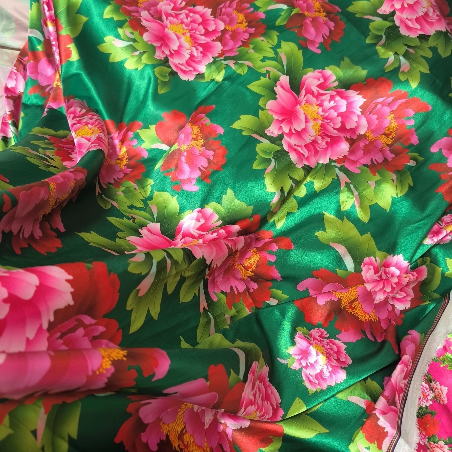 Ацетатная атласная ткань с цве – обзор и цена Sewing In Textile